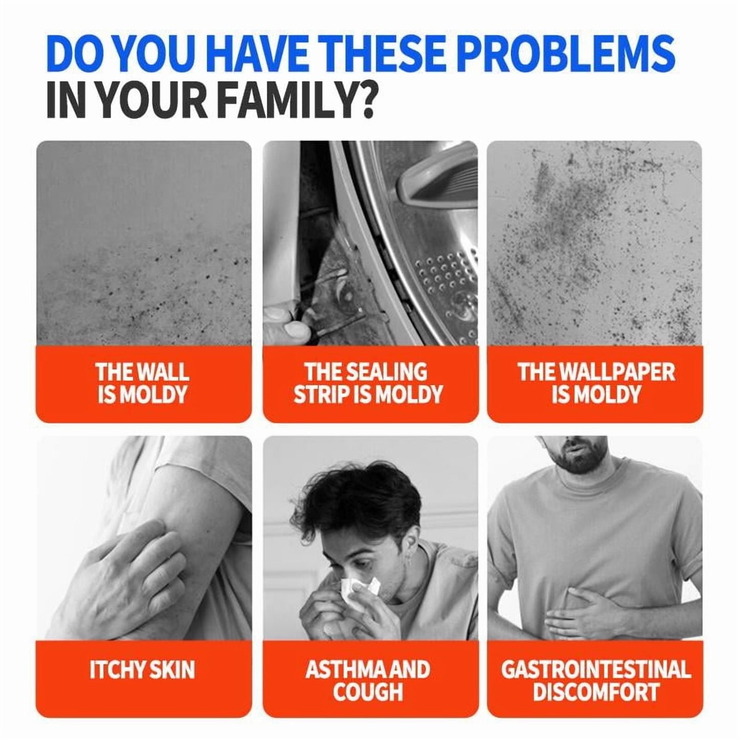 Highly Effective Mould Removal Spray - Prevents Mould Regrowth(240ml)