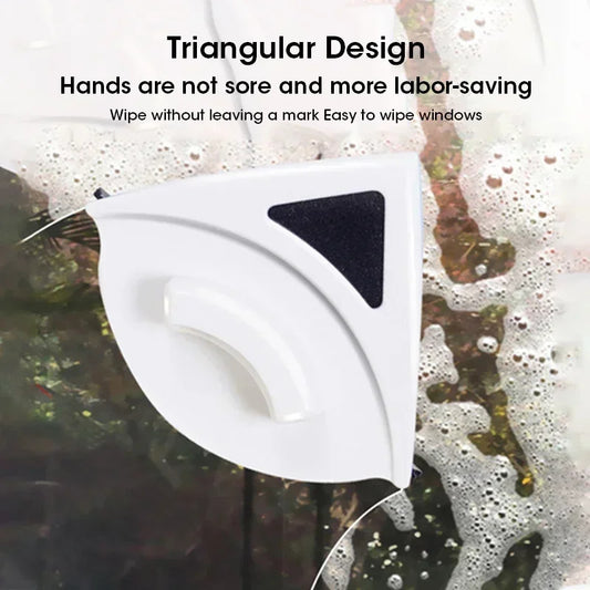 Magnetic Double Layer Glass Window Cleaner Home Multifunctional High Rise with Automatic Drainage Strong Grip Long Reach